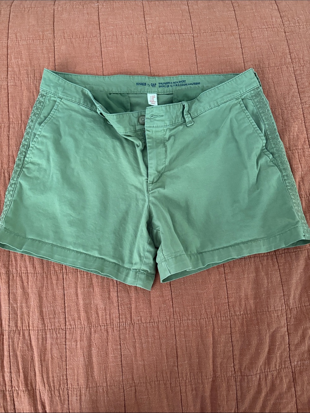 GAP Women's Mint Green Chino Shorts